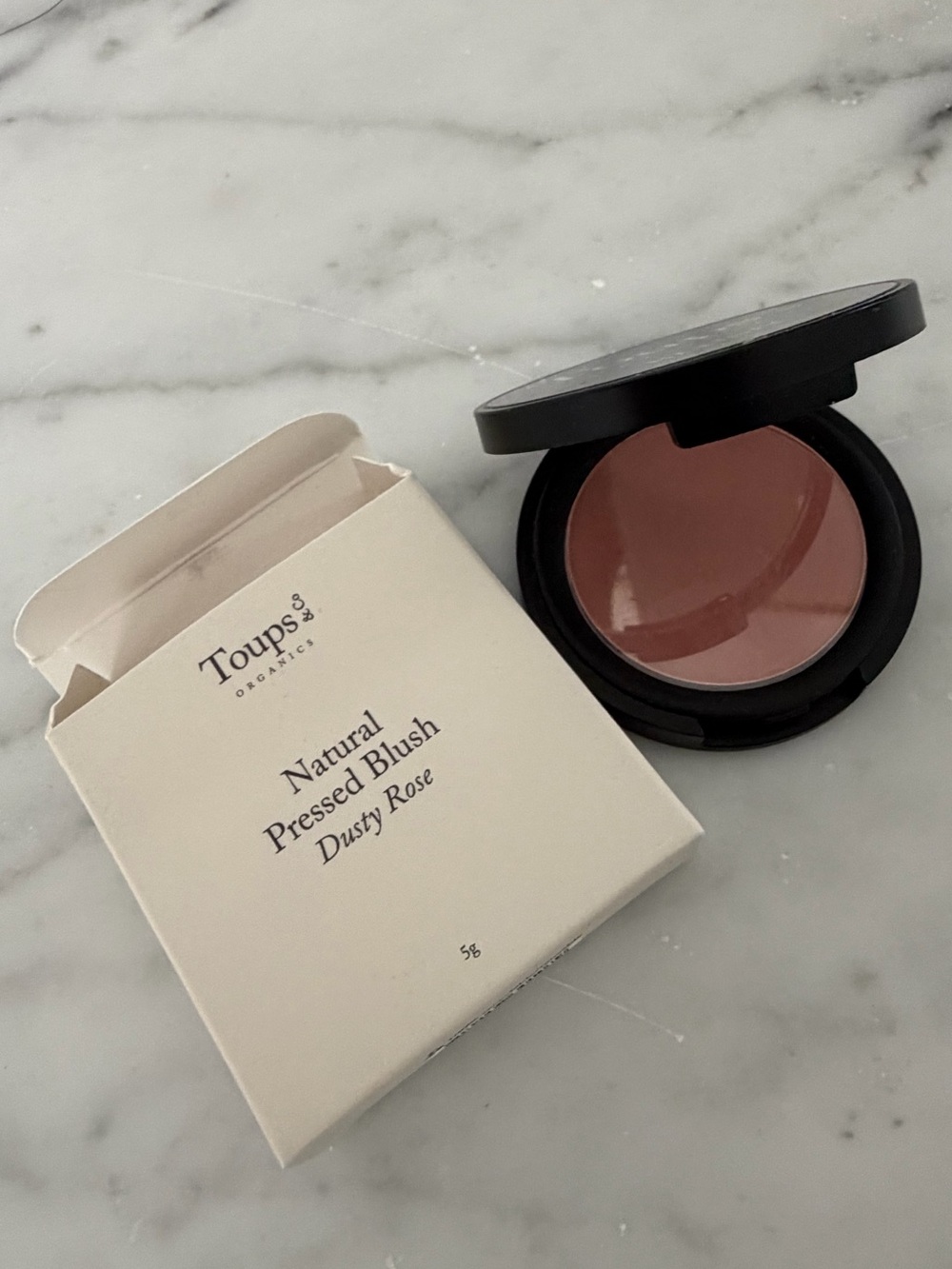 Toups & Co Organics Natural Pressed Blush - Dusty Rose